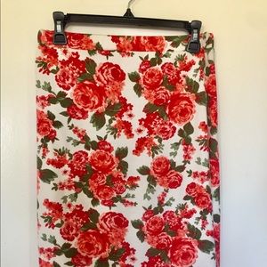 MOA flower pencil skirt